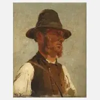 Prof. Wilhelm Carl Zimmer, Schäfer Möhring, Öl auf leinenkaschierter Pappe
