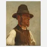 Prof. Wilhelm Carl Zimmer, Schäfer Möhring, Öl auf leinenkaschierter Pappe