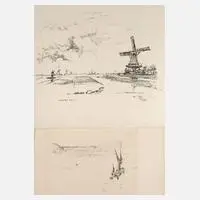 Joseph Pennell, Zwei Lithographien