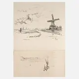 Joseph Pennell, Zwei Lithographien