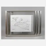 Ruhendes Mädchen by Pablo Picasso, Offsetdruck, offered Aug 2022