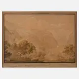 Gabriel Lory der Ältere, Im Lauterbrunnental, 1814, Mischtechnik