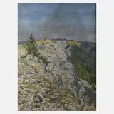 Freiherr von Fohlern, Bei Gößweinstein, Aquarell