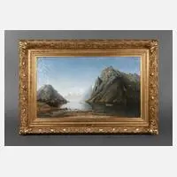 Therese Fuchs, Norwegische Fjordlandschaft, 1893, Öl auf Leinwand