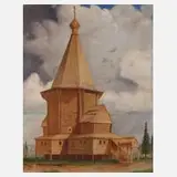 Dimitri Ismailovitch, Russische Kirche, Öl auf Leinwand