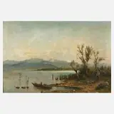 Gustav Koken, Chiemseelandschaft, Öl auf Leinwand