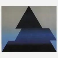 Geometrische Komposition by Prof. Anton Stankowksi, Farbserigraphie, offered Nov 2022