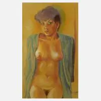L. Wunderlich, Damenakt, Pastell