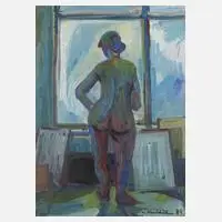 Werner Haselhuhn, Stehender Akt