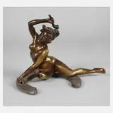 Georges Récipon, ”La porte bonheur”, Bronze