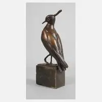 Edmund Gomansky, großer Kiebitz, Bronze