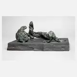 A. R. Penck, abstrakte Komposition, Bronze