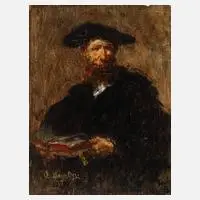 Der Advokat by Carl Mayr-Graetz, Öl auf Holz, offered Feb 2023
