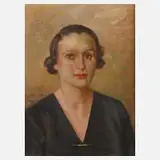 Tancredi Spotti, Damenportrait, Öl auf Leinwand