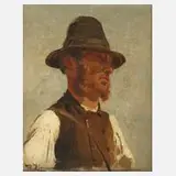 Prof. Wilhelm Carl Zimmer, Schäfer Möhring, Öl auf leinenkaschierter Pappe