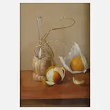 Elfriede Wesemann, Stillleben mit Orangen, 1940, Aquarell und Deckfarben auf Papier