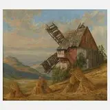Heinz Münnich, "Frankenhausen", Öl auf Leinwand