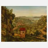 Jens Tautenhahn, "Italien", 2005, Öl auf Faserplatte