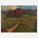 Hilsz, Herbstlandschaft, Öl auf Leinwand