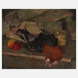 Willy Mulot, "Stillleben mit Hahn"