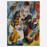 A. W. Titow, "Con Brio", Tempera auf Leinwand