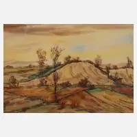 Franz Vetter, In der Sandgrube, Aquarell