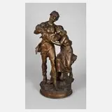 Eugène Marioton, Große Gruppe Eltern und Kind, Bronze
