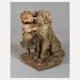 Lemaire, Tischlampe Kind mit Hund