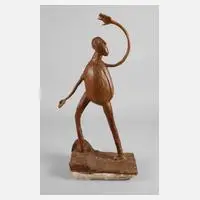 "Wanderer Mensch, er sieht das helle Licht" by Heinrich Kirchner, Bronze, offered May 2023