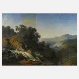 François Diday, Das Reichenbachtal bei Meiringen, 1856, Öl auf Leinwand