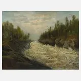 Semen Fedorov, Stromschnelle, 1891, Öl auf Leinwand und Keilrahmen
