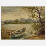 Hans Wohlrab, Chiemsee, 1961, pastelligen