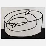 Jack Bauer, Aschenbecher, 2001, Acryl auf Leinwand und Spannrahmen