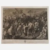 Giovanni Volpato, Martyrium des Andreas, Zeichnung