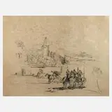 "Rom et Cadaques" by Salvador Dalí, Radierung auf langfasrigem Japanpapier, offered Sep 2023