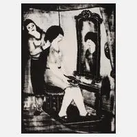 Albert Ebert, "Vor dem Spiegel", 1970