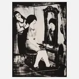 Albert Ebert, "Vor dem Spiegel", 1970