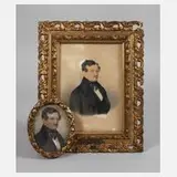 Friedrich Lieder, Baron von Milich-Also Lukavecz, 1840, Aquarell auf Papier