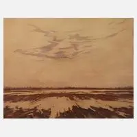 Joachim Daerr, "Rügen", Aquarell