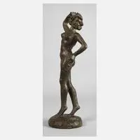 Akttänzerin by Johann Michael Bossard, Bronze, offered Sep 2023