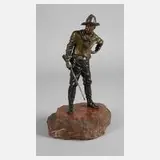 Carl Kauba, stehender Soldat
