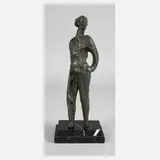Miguel Fernando Lopez, abstrakter weiblicher Akt, Bronze