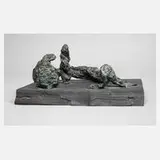 A. R. Penck, abstrakte Bronzeplastik, Bronze