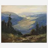 Heinz Wetzel, impressionistische Hochgebirgslandschaft