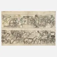 Wandgestaltungs-Entwurf by Otto Surges, Mischtechnik, offered Sep 2023