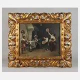 Fr. Donati, Musizierende Gesellschaft, Öl auf Leinwand