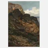 Hugo Degenhard, Berglandschaft, Ölgemälde und Radierungen