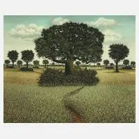 Der Baum by Milan Generalić, Farbsiebdruck, offered Feb 2024