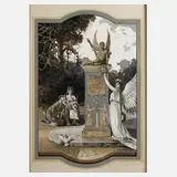 Ernst A. Fischer-Coerlin, Zur silbernen Hochzeit, Mischtechnik