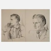 Hans Weiß-Aue, Zwei Herrenportraits
